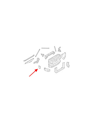 BMW SERIA 7 F02 2008-2015 SUPPORTO SUPPORTO RADIATORE ACQUA DESTRO 17117575248 (Cod. AP-B849-25911_3