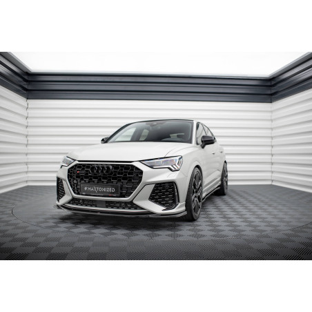 SPLITTER ANTERIORE V.2 Audi RSQ3 Sportback / SUV F3 (Cod. M-AU-RSQ3-2-FD2G)