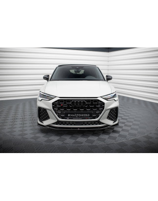 SPLITTER ANTERIORE V.2 Audi RSQ3 Sportback / SUV F3 (Cod. M-AU-RSQ3-2-FD2G)