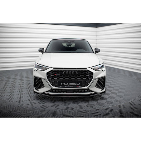 SPLITTER ANTERIORE V.2 Audi RSQ3 Sportback / SUV F3 (Cod. M-AU-RSQ3-2-FD2G)