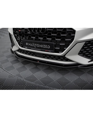 SPLITTER ANTERIORE V.2 Audi RSQ3 Sportback / SUV F3 (Cod. M-AU-RSQ3-2-FD2G)