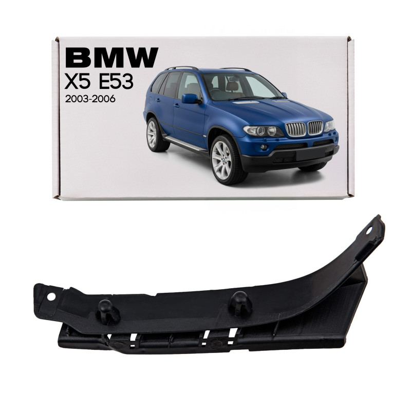 BMW X5 E53 2003-2006 RESTYLING GUIDA ANTERIORE PARAURTI DESTRO 51117116668 (Cod. AP-B630-809CD_A4x4)