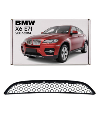 BMW X6 E71 2007-2014 GRIGLIA ANTERIORE PARAURTI 51117176282 (Cod. AP-10D1-743AA_A4x4)