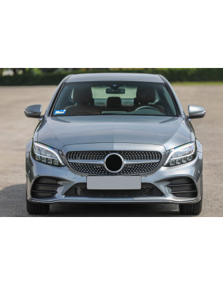 MERCEDES C-CLASS W205 AMG 2019-2021 RESTYLING CROMATA MODANATURA ANTERIORE PARAURTI CENTRALE A205885