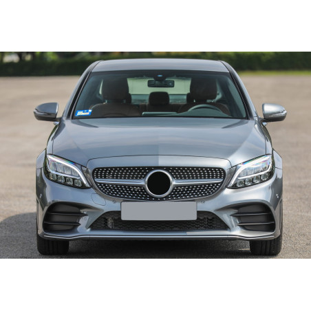 MERCEDES C-CLASS W205 AMG 2019-2021 RESTYLING CROMATA MODANATURA ANTERIORE PARAURTI CENTRALE A205885