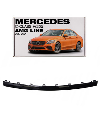 MERCEDES C-CLASS W205 AMG 2019-2021 RESTYLING MODANATURA ANTERIORE PARAURTI CENTRALE A2058859102 (Co