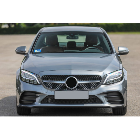 MERCEDES C-CLASS W205 AMG 2019-2021 RESTYLING MODANATURA ANTERIORE PARAURTI CENTRALE A2058859102 (Co