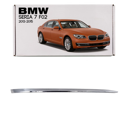 BMW SERIA 7 F02 2013-2015 RESTYLING CROMATA MODANATURA ANTERIORE PARAURTI DESTRA 51117295272 (Cod. A