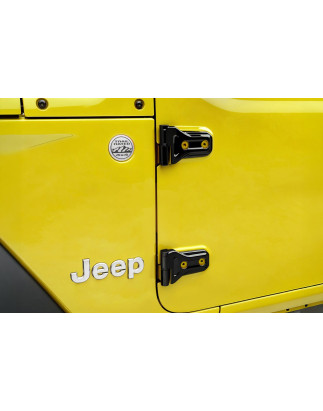 JEEP WRANGLER JL 2018+ 2D IN ALLUMINIO CERNIERE PORTE KIT 68297680AF (Cod. AP-5AA5-25726_A4x4)
