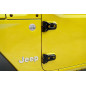 JEEP WRANGLER JL 2018+ 2D IN ALLUMINIO CERNIERE PORTE KIT 68297680AF (Cod. AP-5AA5-25726_A4x4)