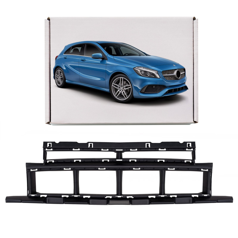 MERCEDES A-CLASS W176 2015-2018 MASCHERINA GRIGLIA CENTRALE ANTERIORE PARAURTI A1768852600 (Cod. AP-