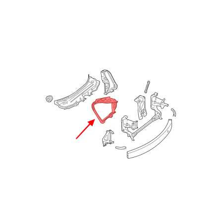 MERCEDES R-CLASS W251 2005-2013 SUPPORTO FARO DESTRO A2516200091 (Cod. AP-C8EA-1687C_A4x4)