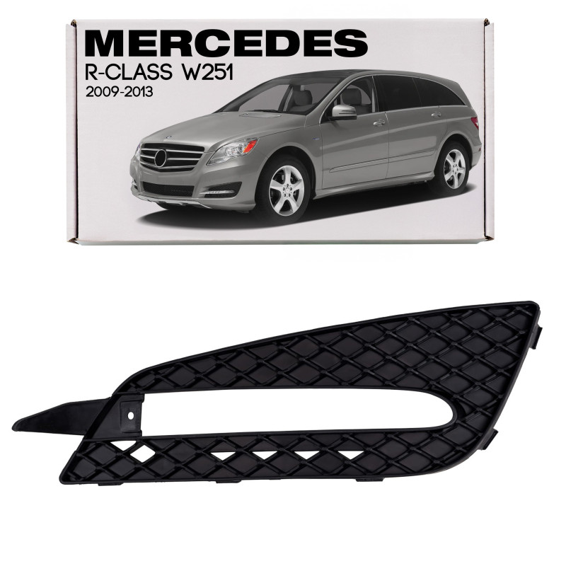 MERCEDES R-CLASS W251 2009-2013 RESTYLING GRIGLIA ANTERIORE PARAURTI SINISTRA A2518852923 (Cod. AP-0