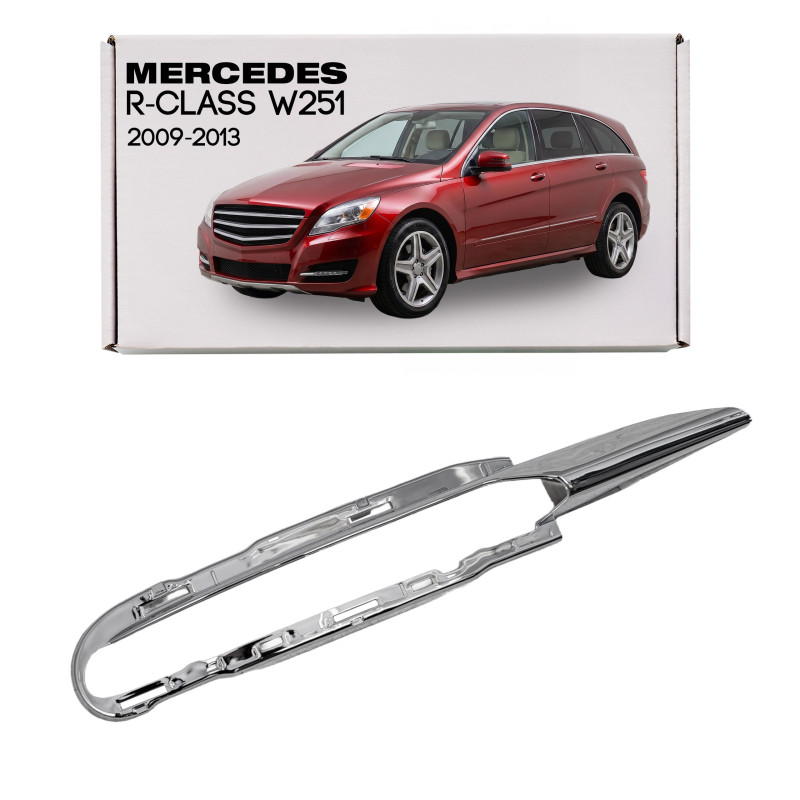 MERCEDES R-CLASS W251 2009-2013 RESTYLING CROMATA MODANATURA GRIGLIE ANTERIORE PARAURTI DESTRA A2518