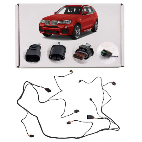 BMW X3 F25 2010-2017 CABLAGGIO PARCHEGGIO PDC ANTERIORE 61129304728 (Cod. AP-C126-21019_A4x4)