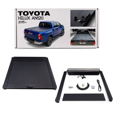 TOYOTA HILUX VIII AN120 2015+ IN ALLUMINIO CAPPELLIERA PAKI (Cod. AP-58FD-5084B_A4x4)