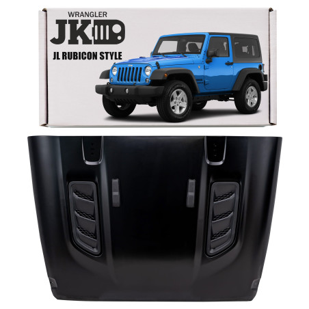 JEEP WRANGLER JK 2007-2018 COFANO STILE PER JL RUBICON (Cod. AP-C1AD-85304_A4x4)
