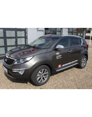KIA SPORTAGE III SL 2010-2015 PEDANE LATERALI SOTTOPORTA (Cod. AP-3755-30782_A4x4)