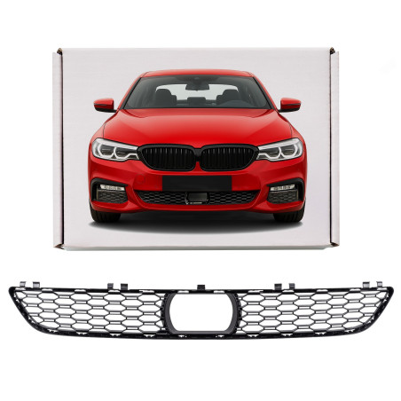 BMW SERIA 5 G30 2017+ M-PACCHETTO GRIGLIA ANTERIORE PARAURTI PER RADAR 51118068338 (Cod. AP-5D33-941