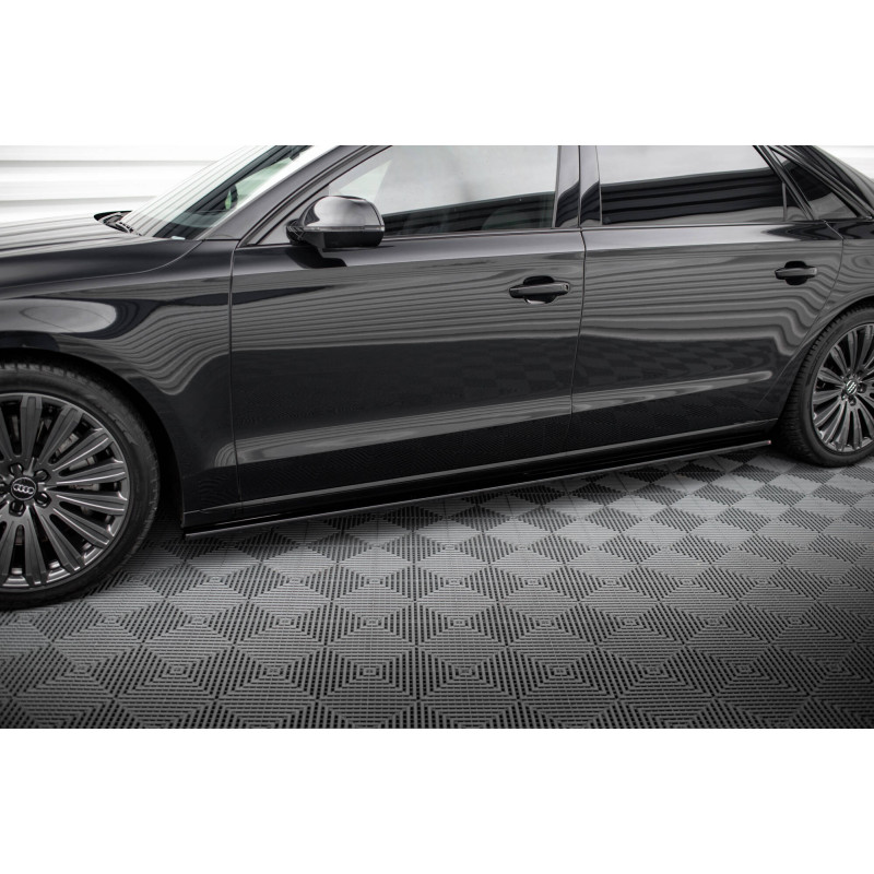 Diffusori minigonne Audi A8 Long D4 (Cod. M-AU-A8L-D4-SD1G)