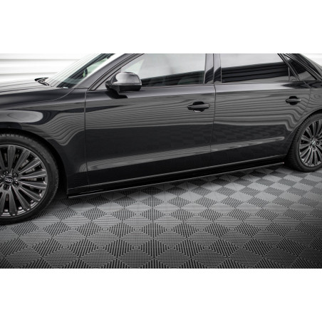 Diffusori minigonne Audi A8 Long D4 (Cod. M-AU-A8L-D4-SD1G)