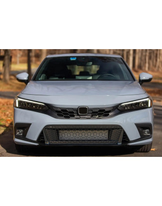 HONDA CIVIC XI 2021+ GRIGLIA ANTERIORE PARAURTI CENTRALE (Cod. AP-7ED4-6817B_A4x4)