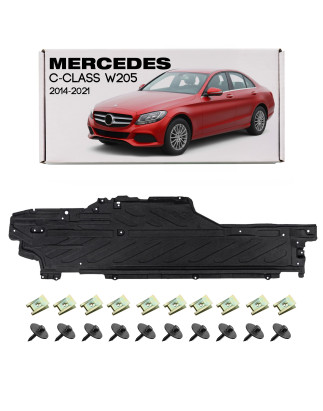 MERCEDES C-CLASS W205 2014-2021 IN TESSUTO PROTEZIONE SOTTOSCOCCA SINISTRA CON KIT VITI A2056841900 