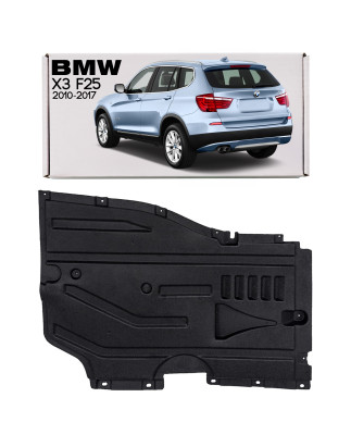 BMW X3 F25 2010-2017 IN TESSUTO PROTEZIONE SOTTOSCOCCA POSTERIORE SINISTRA 51757213673 (Cod. AP-B404