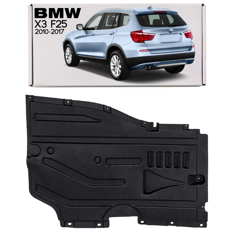 BMW X3 F25 2010-2017 IN TESSUTO PROTEZIONE SOTTOSCOCCA POSTERIORE SINISTRA 51757213673 (Cod. AP-B404