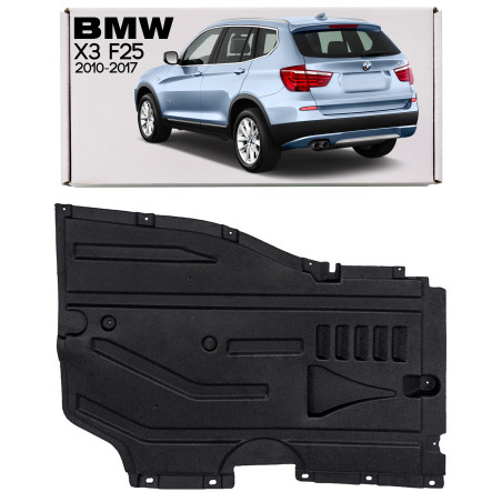 BMW X3 F25 2010-2017 IN TESSUTO PROTEZIONE SOTTOSCOCCA POSTERIORE SINISTRA 51757213673 (Cod. AP-B404