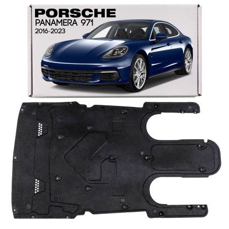 PORSCHE PANAMERA II 971 2016-2023 IN TESSUTO PROTEZIONE PIASTRA PROTEZIONE MOTORE 971825311F (Cod. A