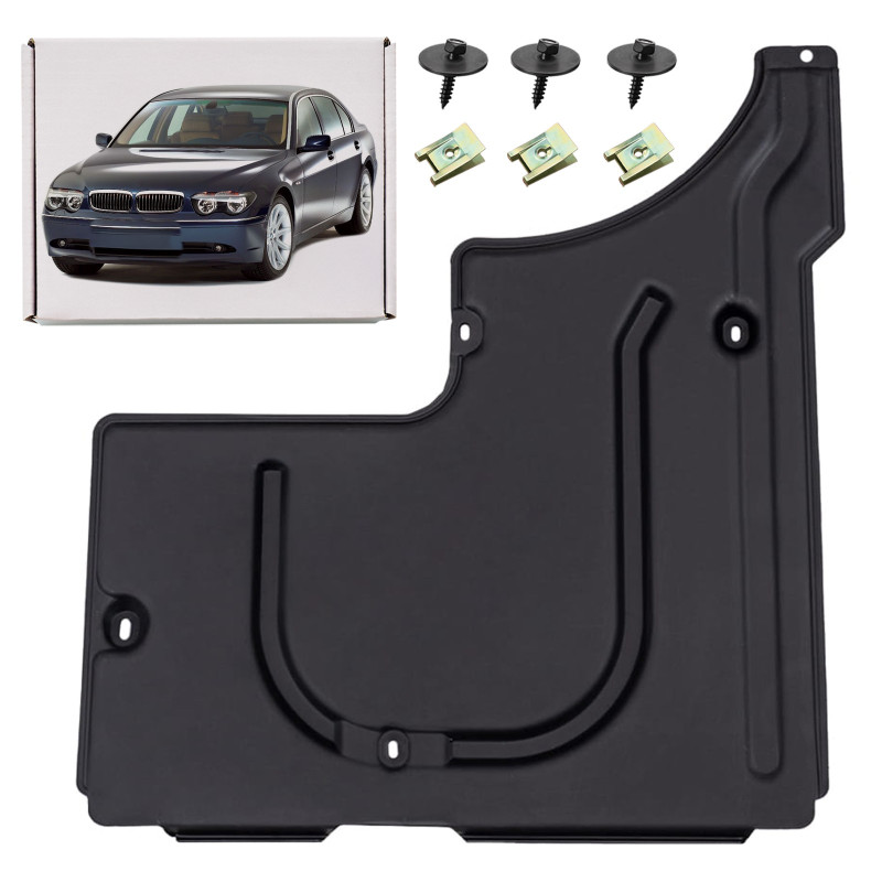 BMW SERIA 7 E66 E67 2001-2008 LONG PROTEZIONE SOTTOSCOCCA POSTERIORE DESTRA CON KIT VITI 51717020536