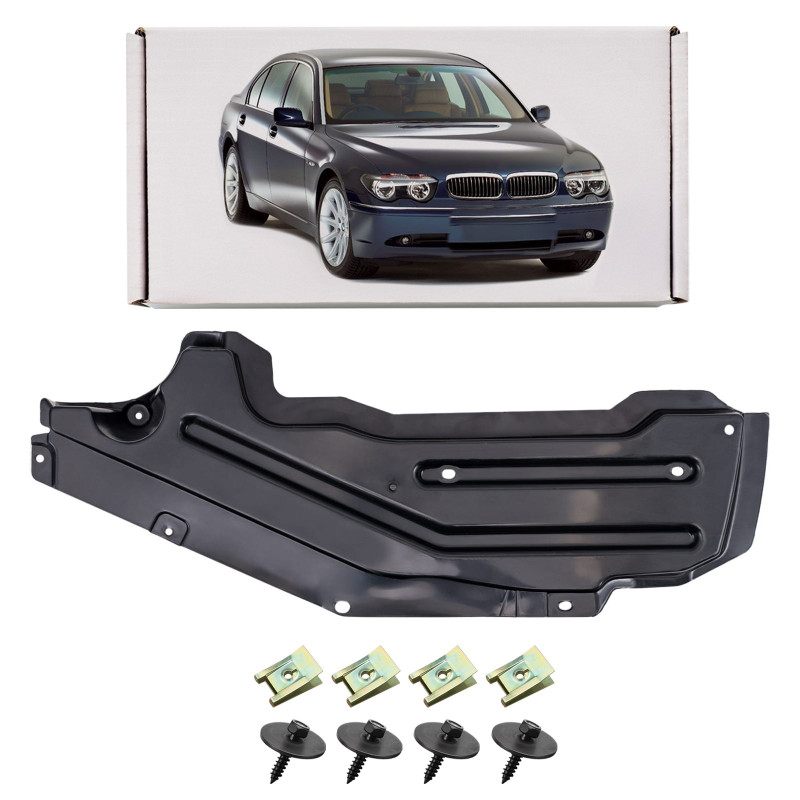 BMW SERIA 7 E65 E66 2001-2008 PROTEZIONE SOTTOSCOCCA SINISTRA CON KIT VITI 51717128708 (Cod. AP-2FEA