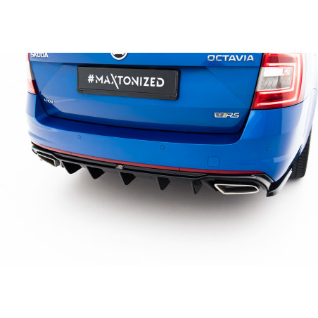 Sottoparaurti posteriore V.2 Skoda Octavia RS Mk3 / Mk3 FL  / FAMILIARE (Cod. M-SK-OC-3-RS-RS2G+RS2R
