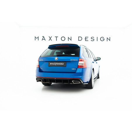 Sottoparaurti posteriore V.2 Skoda Octavia RS Mk3 / Mk3 FL  / FAMILIARE (Cod. M-SK-OC-3-RS-RS2G+RS2R