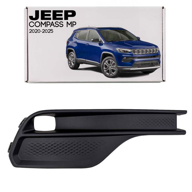JEEP COMPASS II MP 2020+ RESTYLING GRIGLIA ANTERIORE PARAURTI TAPPO FENDINEBBIA DESTRA 6ZH32TZZAA (C