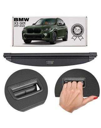 BMW X3 G01 2017-2024 CAPPELLIERA COPRIBAGAGLI NERA 51477445557 (Cod. AP-A53F-18180_A4x4)