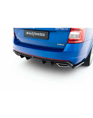 Sottoparaurti posteriore V.2 Skoda Octavia RS Mk3 / Mk3 FL  / FAMILIARE (Cod. M-SK-OC-3-RS-RS2G+RS2R