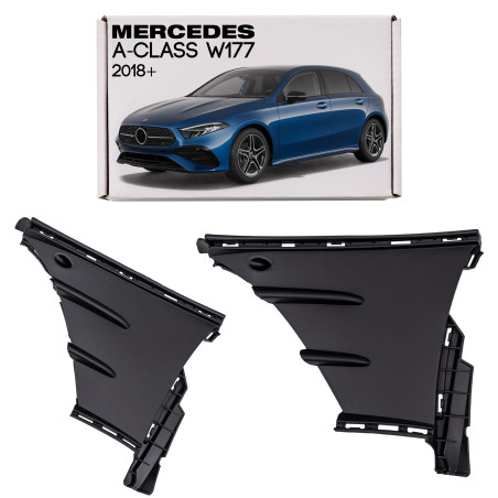 MERCEDES A-CLASS W177 2018+ PROTEZIONE PARAURTI ANTERIORE CONDOTTO ARIA SINISTRO A1778853803 (Cod. A