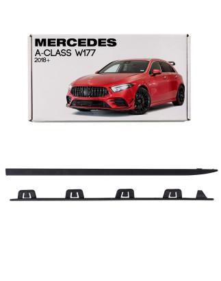 MERCEDES A-CLASS W177 2018+ MODANATURA ANTERIORE PARAURTI SINISTRA NERA A1778854303 (Cod. AP-0623-91