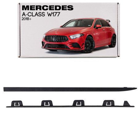 MERCEDES A-CLASS W177 2018+ MODANATURA ANTERIORE PARAURTI SINISTRA NERA A1778854303 (Cod. AP-0623-91