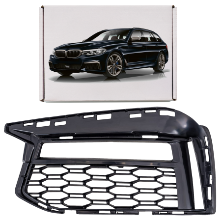 BMW SERIA 5 G31 2017+ GRIGLIA ANTERIORE PARAURTI SINISTRA 51118068339 / 51118064963 (Cod. AP-B0F0-95