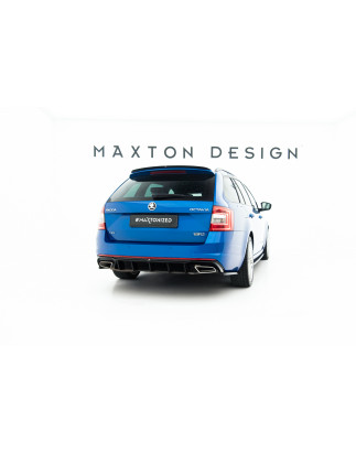 Sottoparaurti posteriore V.2 Skoda Octavia RS Mk3 / Mk3 FL  / FAMILIARE (Cod. M-SK-OC-3-RS-RS2G+RS2R
