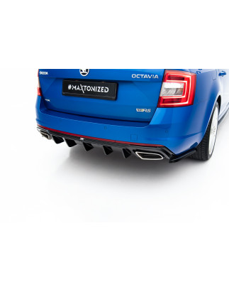 Sottoparaurti posteriore V.2 Skoda Octavia RS Mk3 / Mk3 FL  / FAMILIARE (Cod. M-SK-OC-3-RS-RS2G+RS2R
