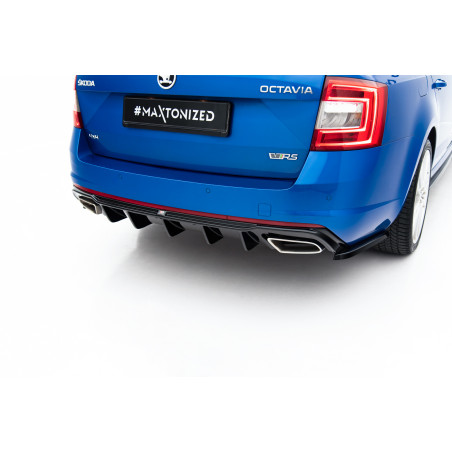 Sottoparaurti posteriore V.2 Skoda Octavia RS Mk3 / Mk3 FL  / FAMILIARE (Cod. M-SK-OC-3-RS-RS2G+RS2R