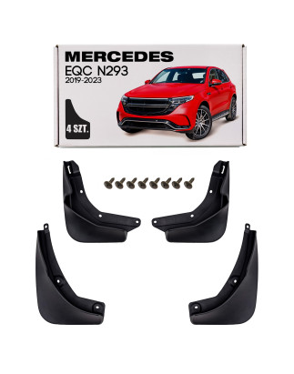 MERCEDES EQC N293 2019-2023 PARASPRUZZI PER SOTTOPORTA PEDANE LATERALI (Cod. AP-F04C-459B3_A4x4)
