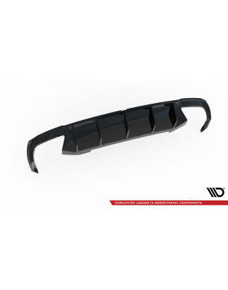 Sottoparaurti posteriore V.2 Skoda Octavia RS Mk3 / Mk3 FL  / FAMILIARE (Cod. M-SK-OC-3-RS-RS2G+RS2R