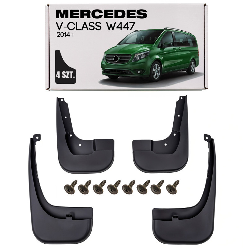 MERCEDES V-CLASS W447 2014+ PARASPRUZZI (Cod. AP-E260-9297C_A4x4)