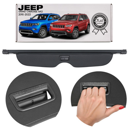 JEEP GRAND CHEROKEE IV WK2 2010-2022 CAPPELLIERA COPRIBAGAGLI NERA 6FW02DX9AC (Cod. AP-FC82-83059_A4
