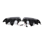 Fari Anteriori Angel Eyes BMW E46 '99-02 2P. Elect. Black Mod.II (Cod. E-FAB0062)